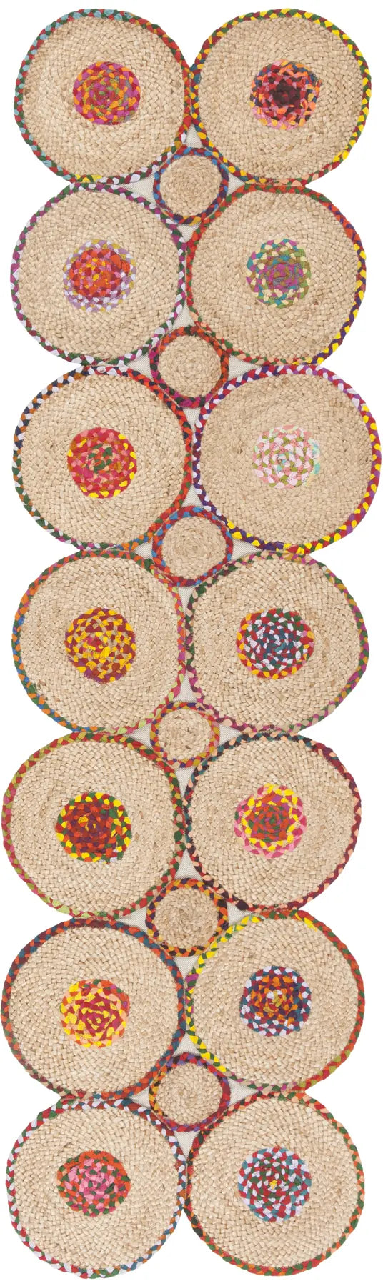Safavieh Cape Cod 2'-3" x 8'-0" Rug in Red / Natural