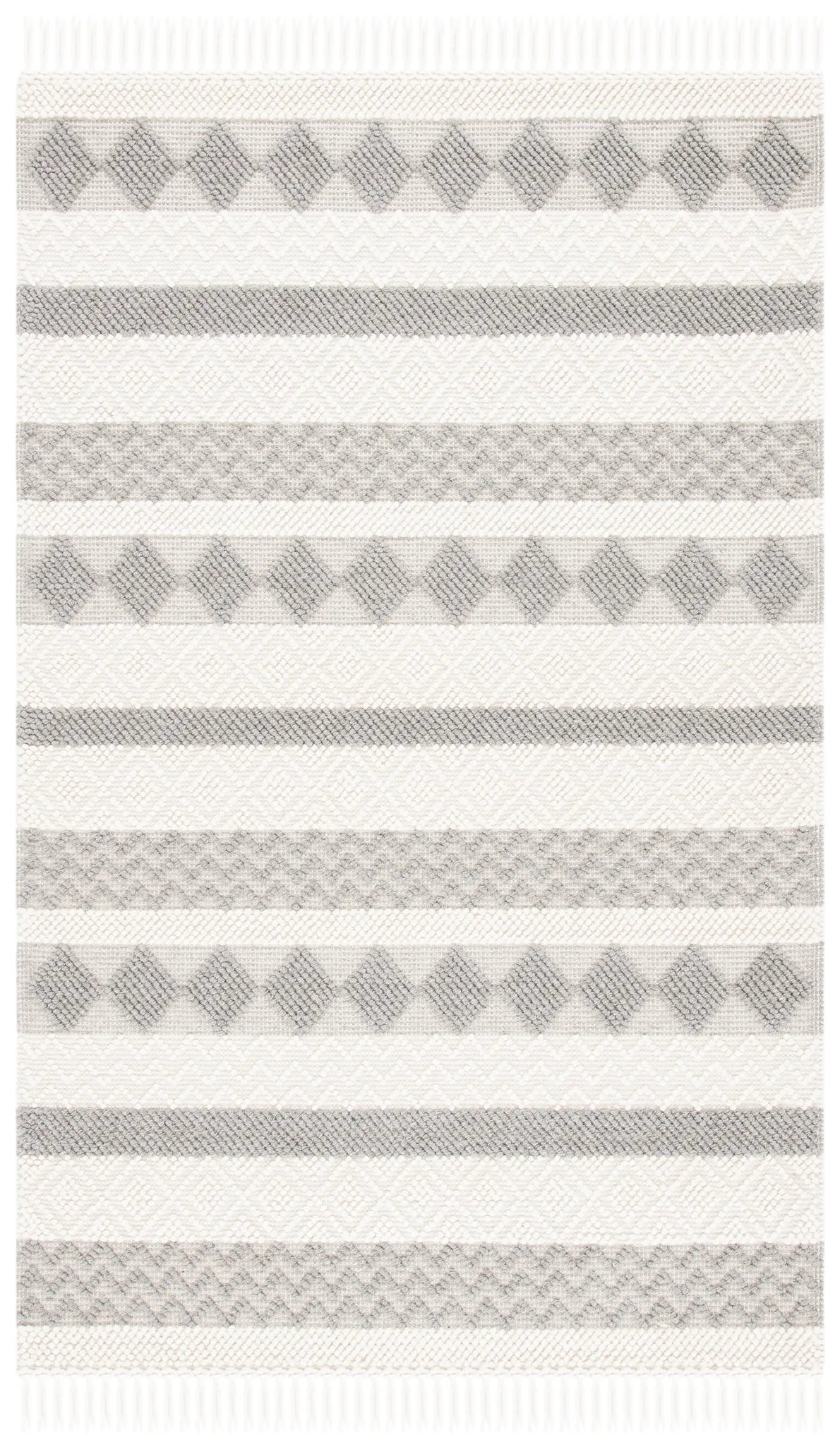 Safavieh Natura 4'-0" x 6'-0" Rug in Ivory / Grey