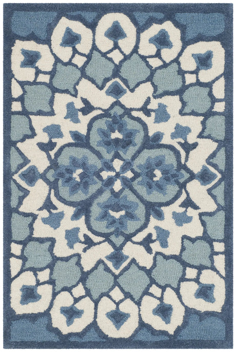Safavieh Bellagio 2'-0" x 3'-0" Rug in Ivory / Blue
