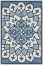 Safavieh Bellagio 2'-0" x 3'-0" Rug in Ivory / Blue
