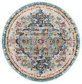 Safavieh Madison 3'-0" x 3'-0" Rug in Grey / Light Blue