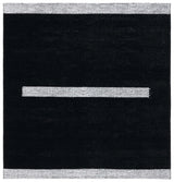 Safavieh Natura 6'-0" x 6'-0" Rug in Black / Ivory
