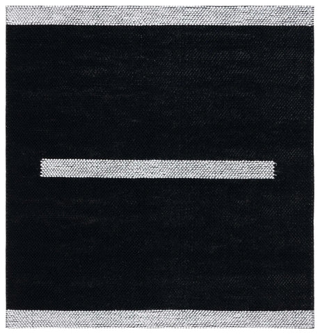 Safavieh Natura 6'-0" x 6'-0" Rug in Black / Ivory