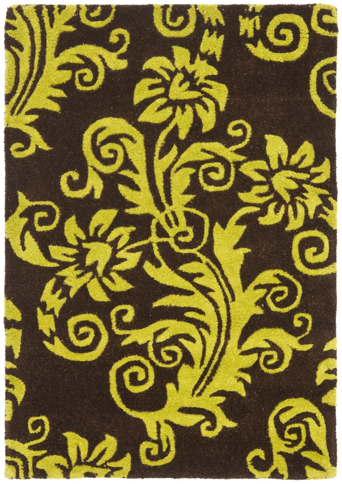 Safavieh Soho 2'-0" x 3'-0" Rug in Brown / Green