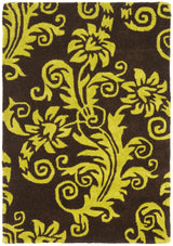 Safavieh Soho 2'-0" x 3'-0" Rug in Brown / Green