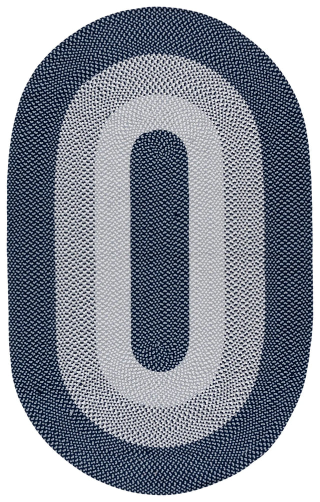 Safavieh Braided 800 5'-0" x 8'-0" Rug in Grey / Blue