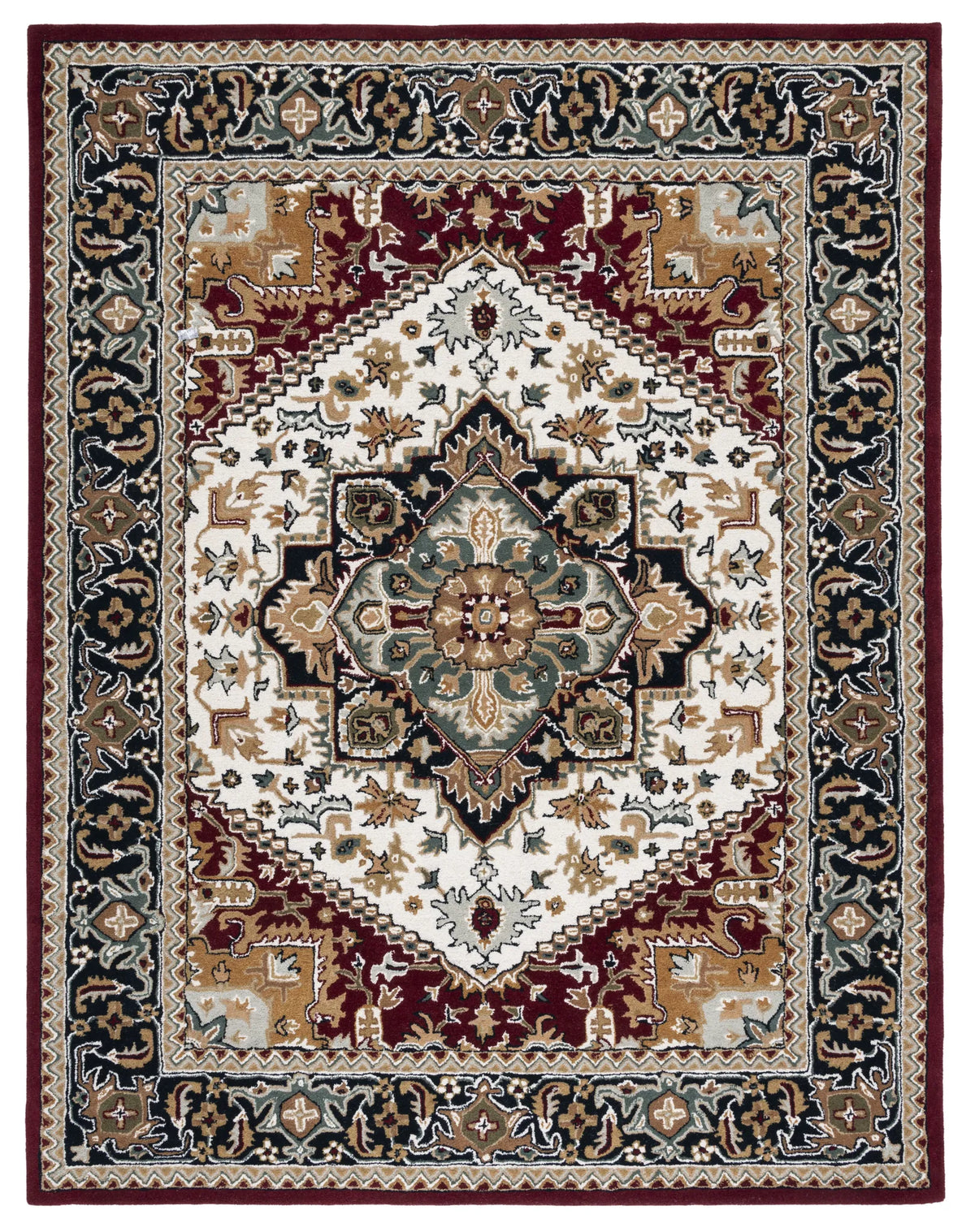 Safavieh Heritage 10'-0" x 14'-0" Rug in Ivory / Red