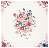 Safavieh Blossom 7'-0" x 7'-0" Rug in Pink / Ivory
