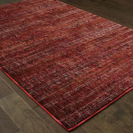 Oriental Weavers Sphinx Atlas 8033K Red/Rust Rugs - angle detail
