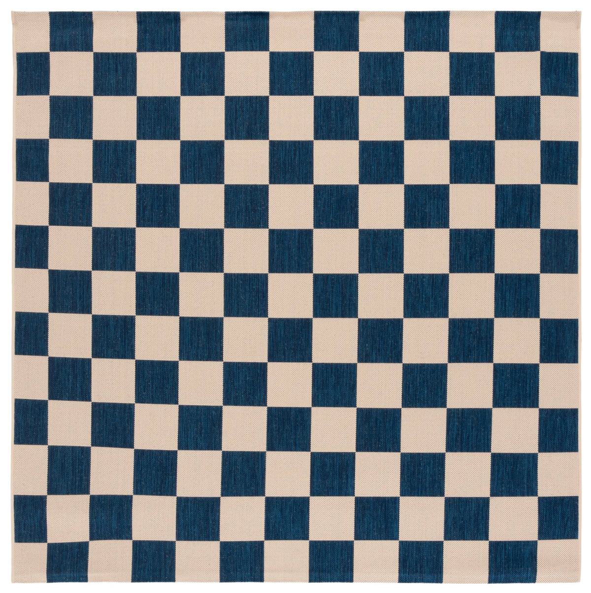 Safavieh Courtyard 6'-7" x 6'-7" Rug in Navy / Beige