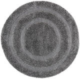 Safavieh Florida Shag 3'-0" x 3'-0" Rug in Grey / Grey