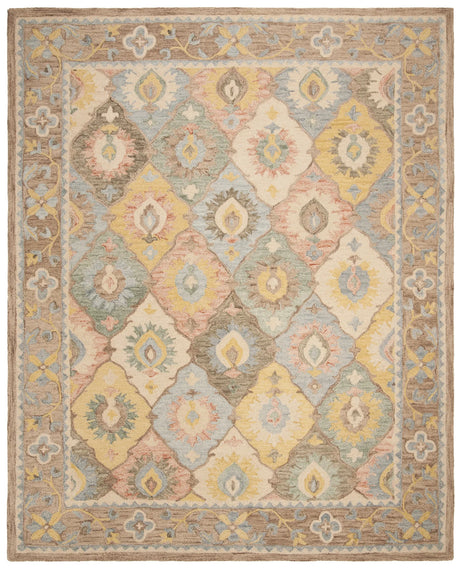 Safavieh Suzani 8'-0" x 10'-0" Rug in Ivory / Multi