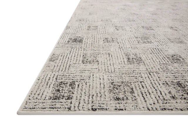 Loloi Kamala Kam-01 Grey/Graphite Rug - rug corner