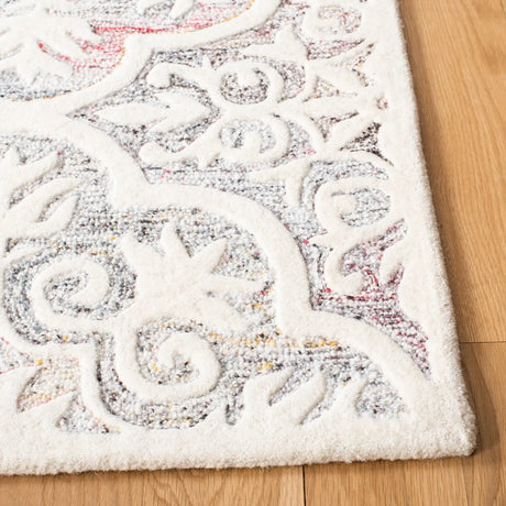 Safavieh Metro 4'-0" x 6'-0" Rug in Red / Ivory