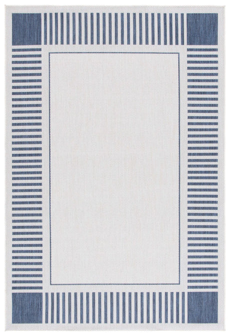 Safavieh Beach House 4'-0" x 6'-0" Rug in Ivory / Navy
