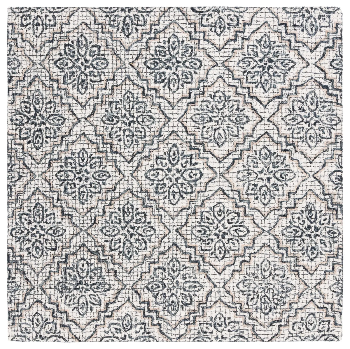 Safavieh Abstract 6'-0" x 6'-0" Rug in Ivory / Navy