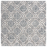 Safavieh Abstract 6'-0" x 6'-0" Rug in Ivory / Navy