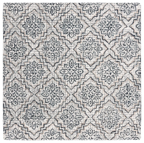 Safavieh Abstract 6'-0" x 6'-0" Rug in Ivory / Navy