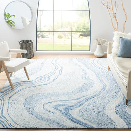 Safavieh Fifth Avenue 10'-0" x 14'-0" Rug in Blue / Ivory
