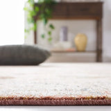 Safavieh Silverado 4'-0" x 6'-0" Rug in Rust / Blue