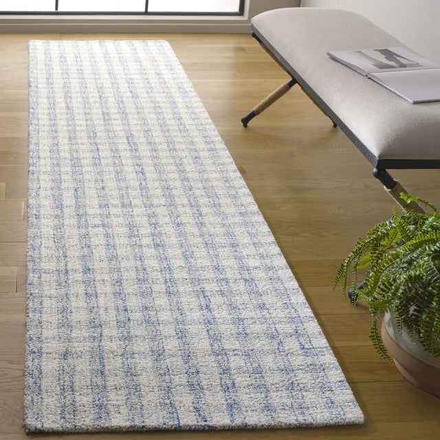 Safavieh Ebony 2'-3" x 11'-0" Rug in Blue / Ivory
