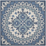 Safavieh Bellagio 5'-0" x 5'-0" Rug in Ivory / Blue