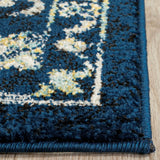 Safavieh Evoke 4'-0" x 6'-0" Rug in Navy / Ivory