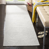 Safavieh Marbella 2'-3" x 8'-0" Rug in Silver / Ivory