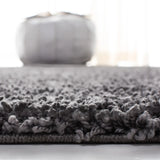 Safavieh Primo Shag 4'-0" x 6'-0" Rug in Dark Grey