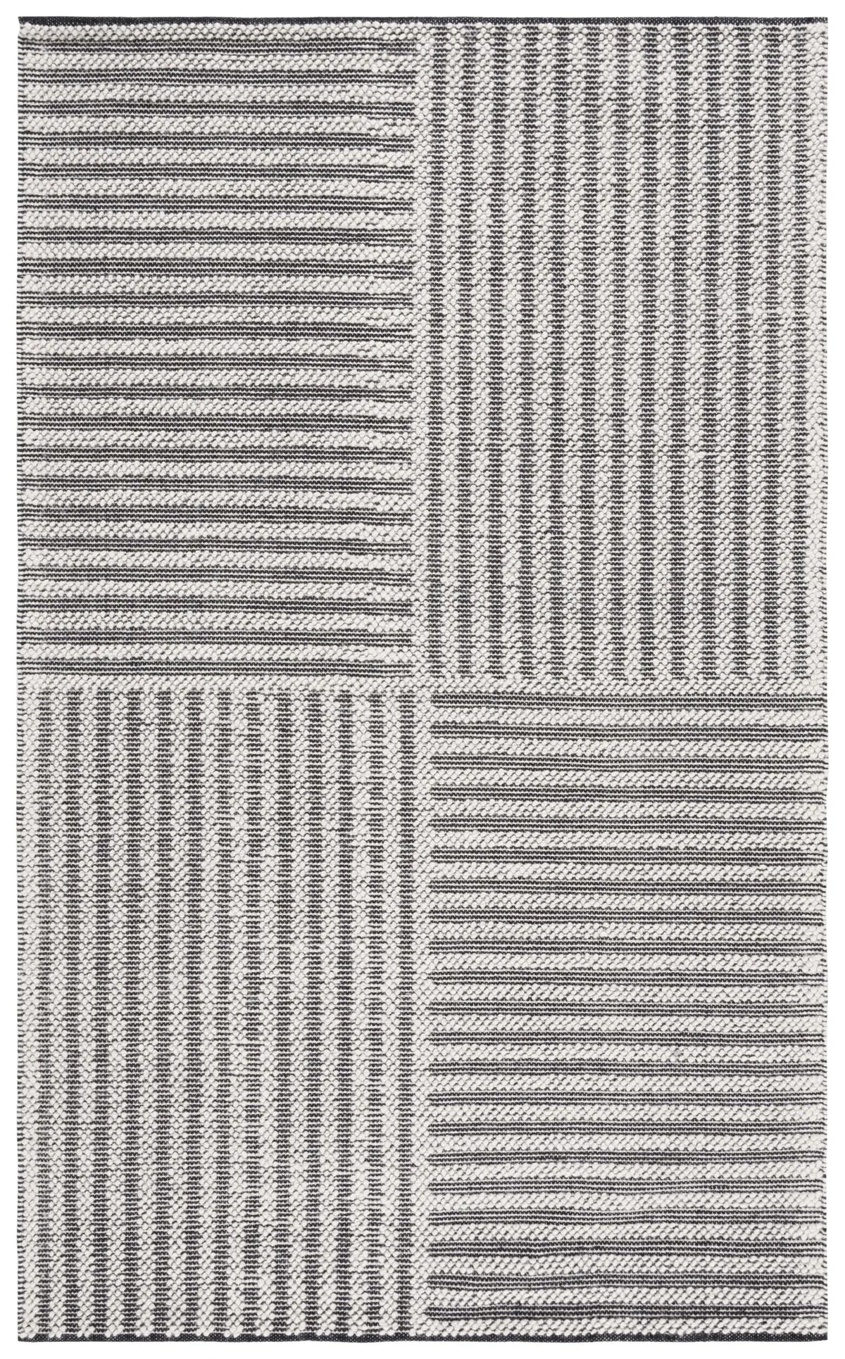 Safavieh Natura 4'-0" x 6'-0" Rug in Ivory / Black