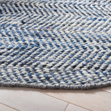 Safavieh Natura 6'-0" x 6'-0" Rug in Blue / Light Grey