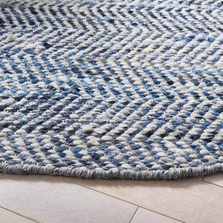 Safavieh Natura 6'-0" x 6'-0" Rug in Blue / Light Grey