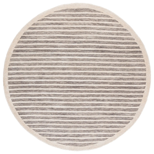 Safavieh Ebony 6'-0" x 6'-0" Rug in Brown / Ivory