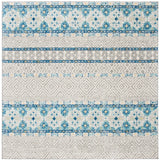 Safavieh Madison 700 6'-7" x 6'-7" Rug in Grey / Turquoise