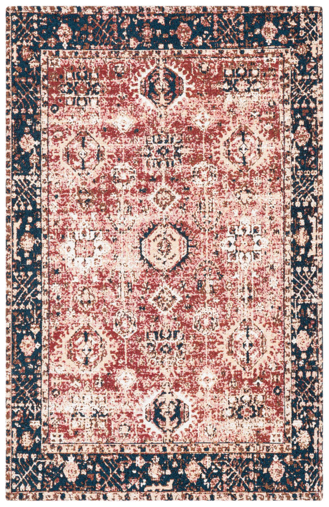 Safavieh Easy Care 2'-0" x 3'-4" Rug in Red / Navy