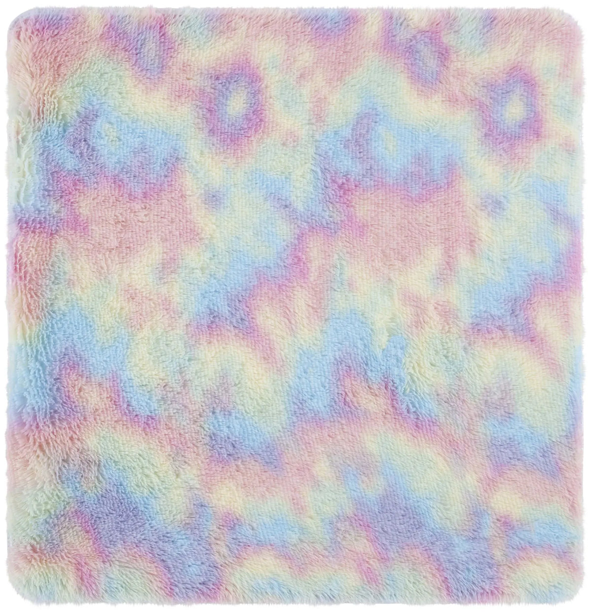 Safavieh Rainbow Shag 4'-0" x 4'-0" Rug in Rainbow