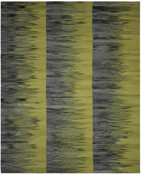 Safavieh Kilim 8'-0" x 10'-0" Rug in Green / Charcoal