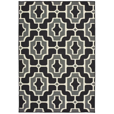 Oriental Weavers Sphinx Marina 1491Z Black / Grey Rugs - main flat