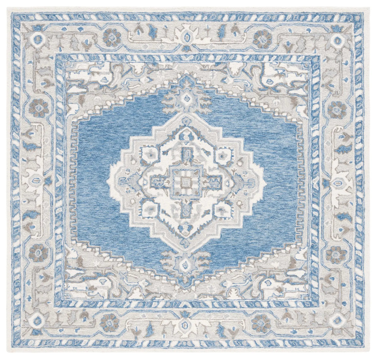 Safavieh Metro 6'-0" x 6'-0" Rug in Navy / Ivory