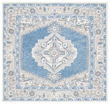Safavieh Metro 6'-0" x 6'-0" Rug in Navy / Ivory