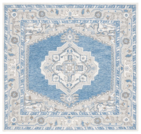 Safavieh Metro 6'-0" x 6'-0" Rug in Navy / Ivory