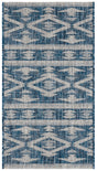 Safavieh Courtyard 2'-0" x 3'-7" Rug in Navy / Grey