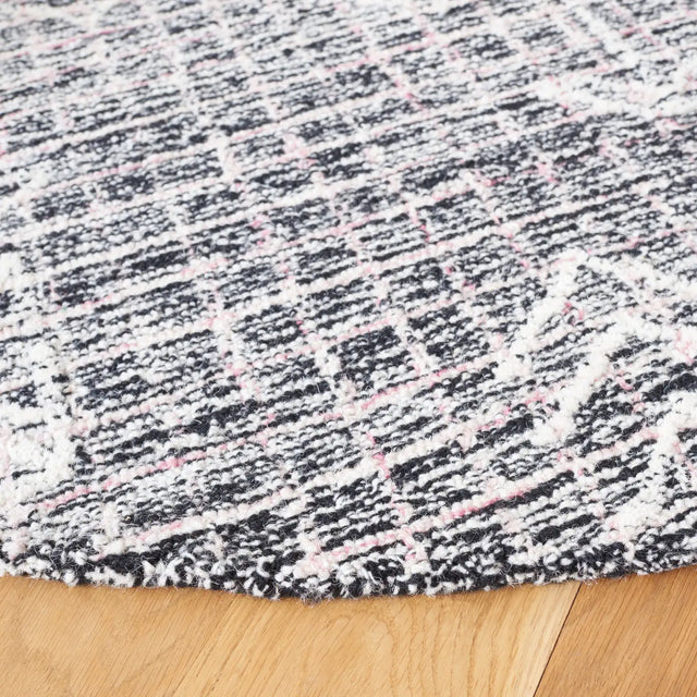 Safavieh Metro 6'-0" x 6'-0" Rug in Black / Ivory