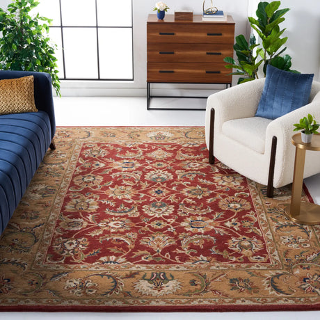Safavieh Classic 9'-6" x 13'-6" Rug in Rust / Camel