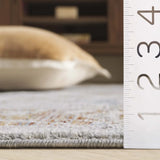 Safavieh Heirloom 700 4'-0" x 6'-0" Rug in Ivory Grey / Rust