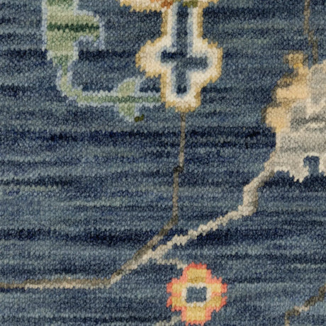Oriental Weavers Sphinx LUCCA 2863B Blue Floral Rugs - room scene 2