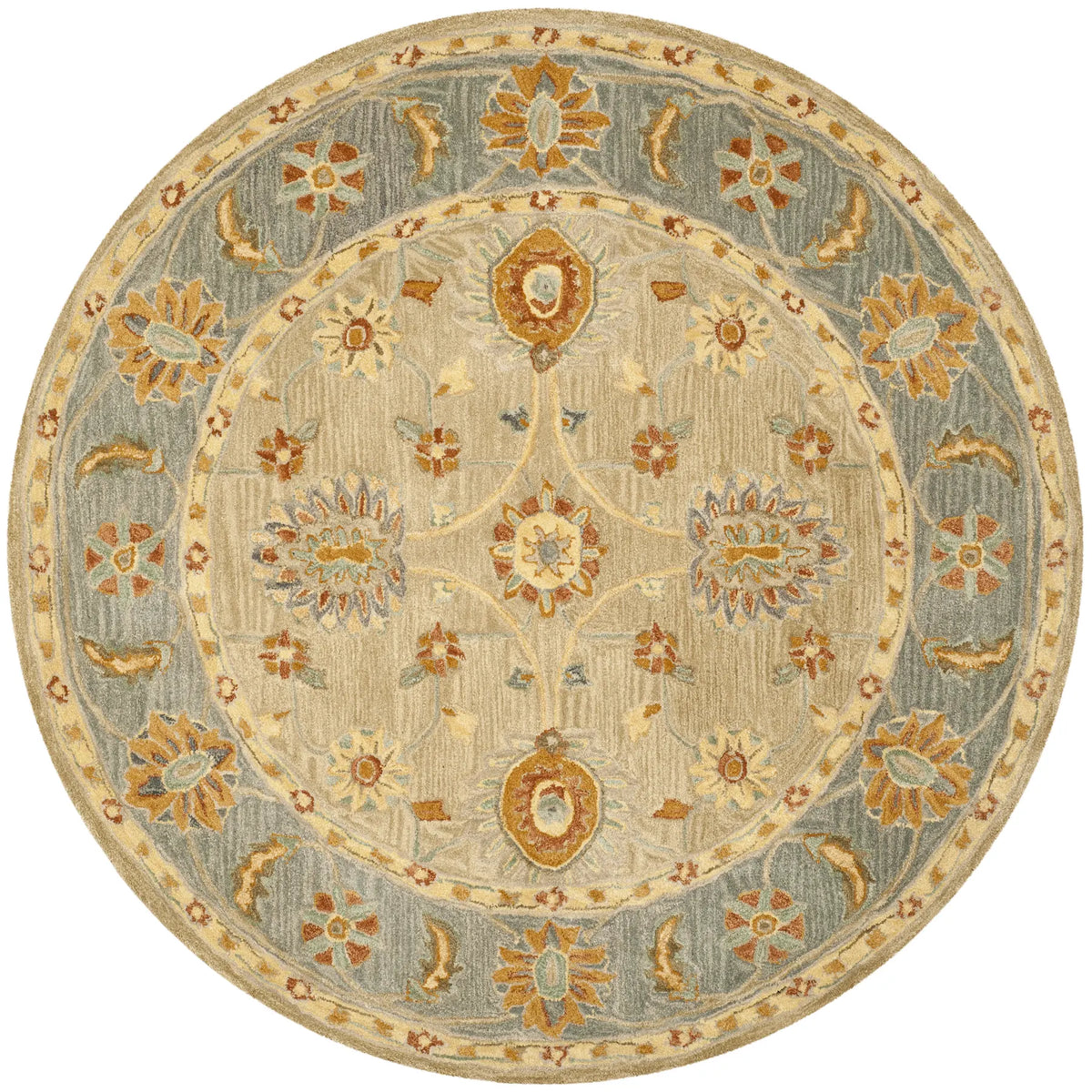 Safavieh Anatolia 6'-0" x 6'-0" Rug in Taupe / Grey