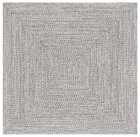 Safavieh Braided 5'-0" x 5'-0" Rug in Grey / Ivory