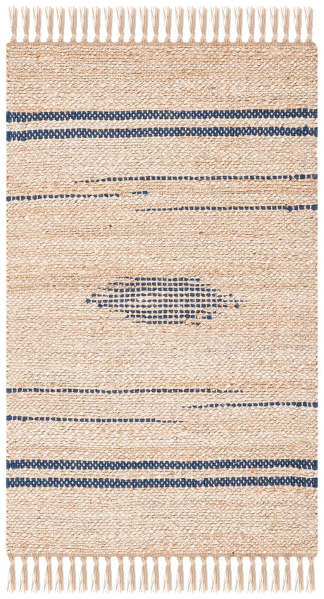 Safavieh Natural Fiber 2'-3" x 4'-0" Rug in Navy / Natural