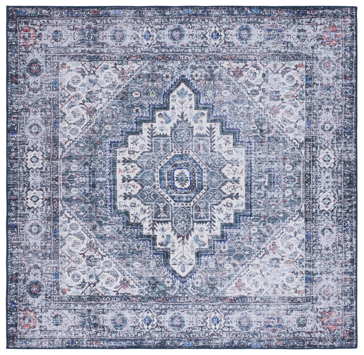 Safavieh Tucson 6'-0" x 6'-0" Rug in Beige / Green